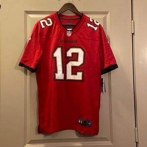 NWT Tom Brady Tampa Bay Buccaneers Nike Game Jersey - Red